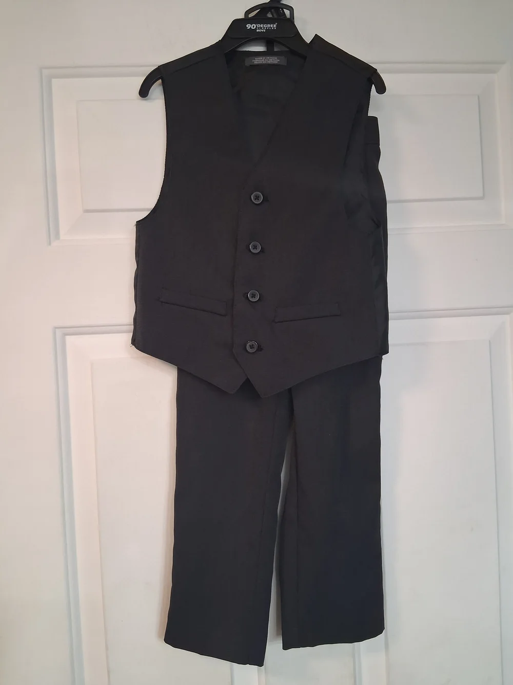 Van Heusen Black Boys Vest and Pants 2pc Matching Set Dress Suit 5T